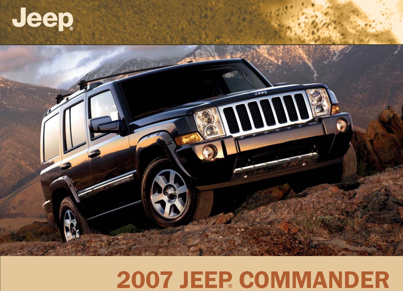 2007 Jeep Commander Overland Click for PDF Brochure
