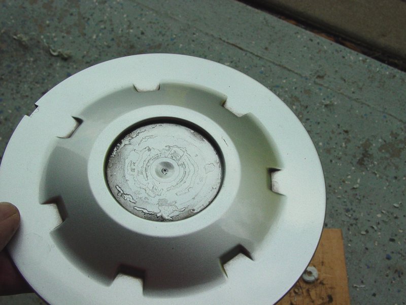 Center cap with with center removed