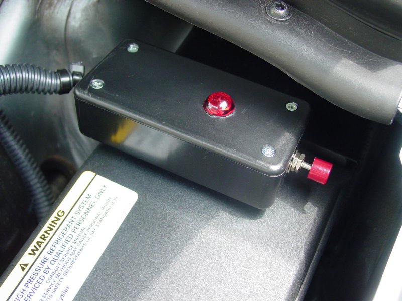 Wireless Locking Buzzer Control Box with indicator light and switch