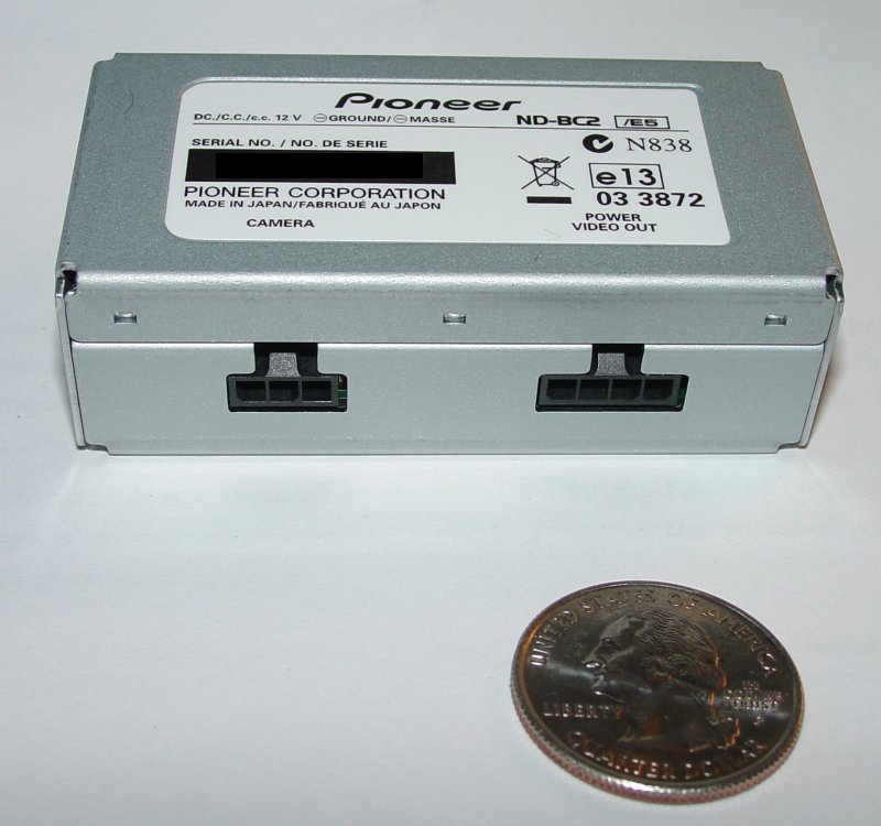 Pioneer ND-BC2 Control Box and U.S. Quarter
