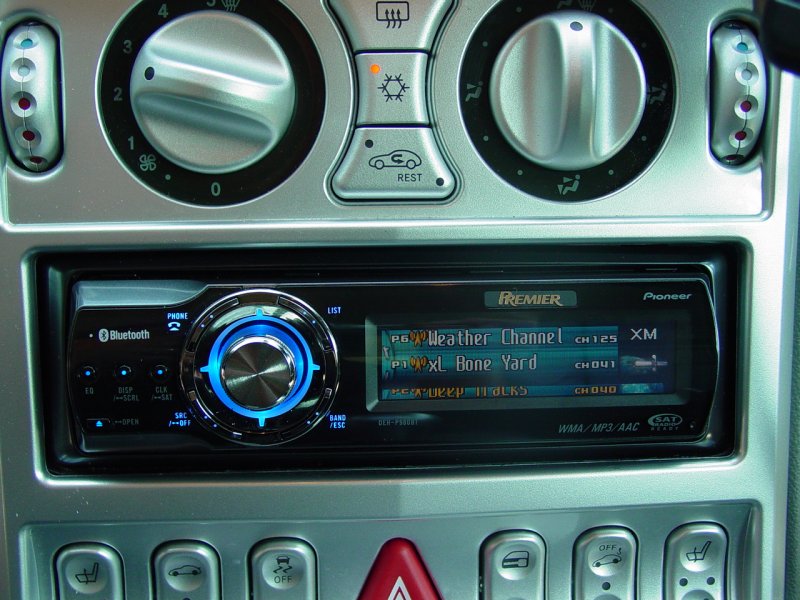 XM Radio Display -  Presets