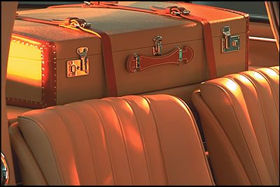 Mercedes Benz 300SL Fitted Luggage