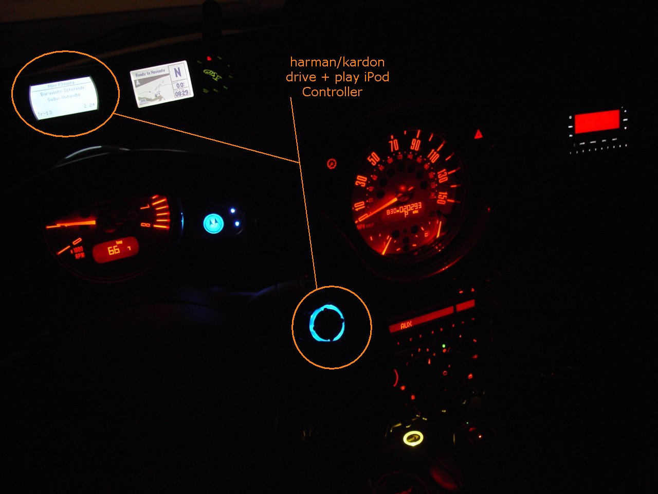MINI Cooper - harman/kardon drive + play iPod Controller