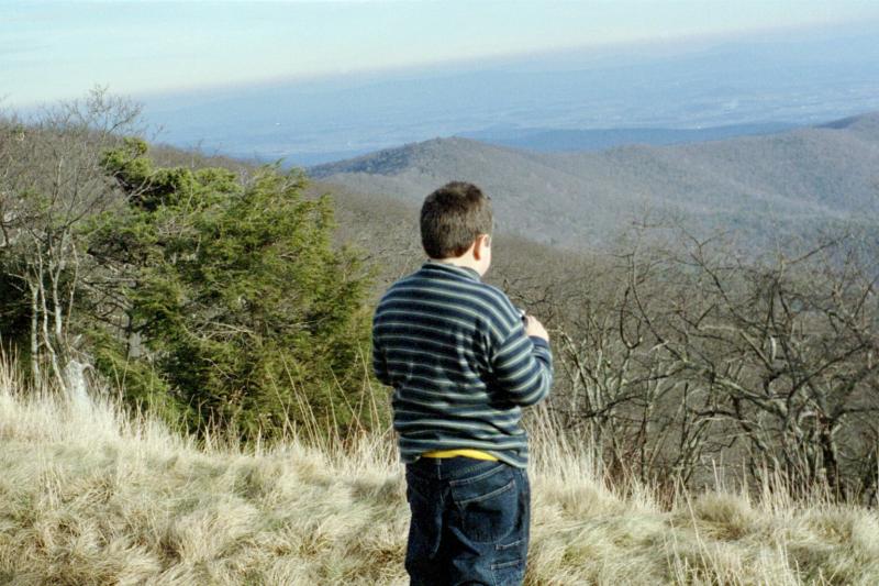 Ted on Meadow Knob - Click to Enlarge