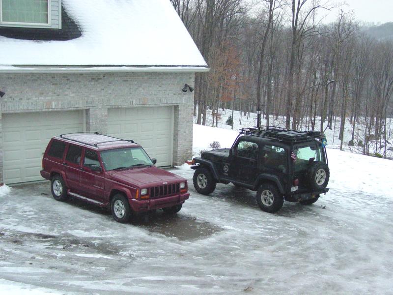 1998 Cherokee Limited with 1999 Wrangler Sport