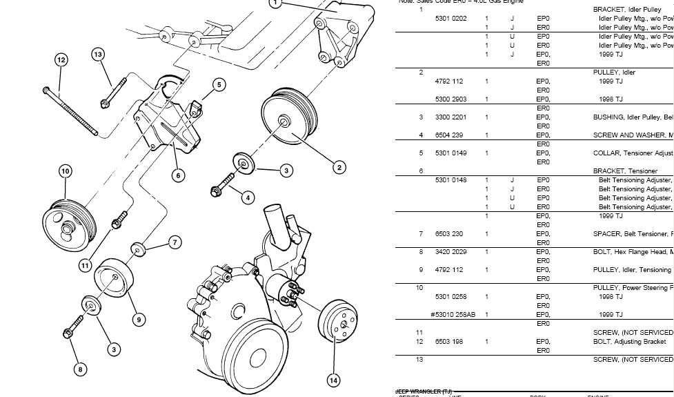 Pulley Parts - Click to Enlarge