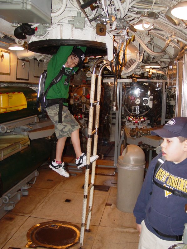 Tom aboard USS Clamagore