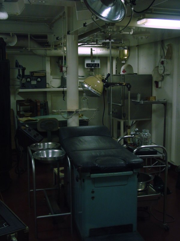 Surgery aboard the USS Yorktown