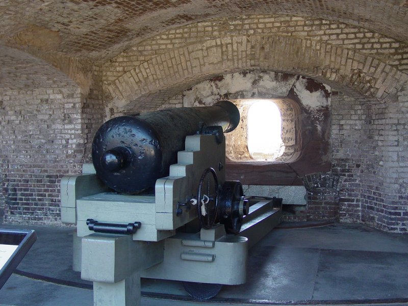 Cannon at Fort Sumter