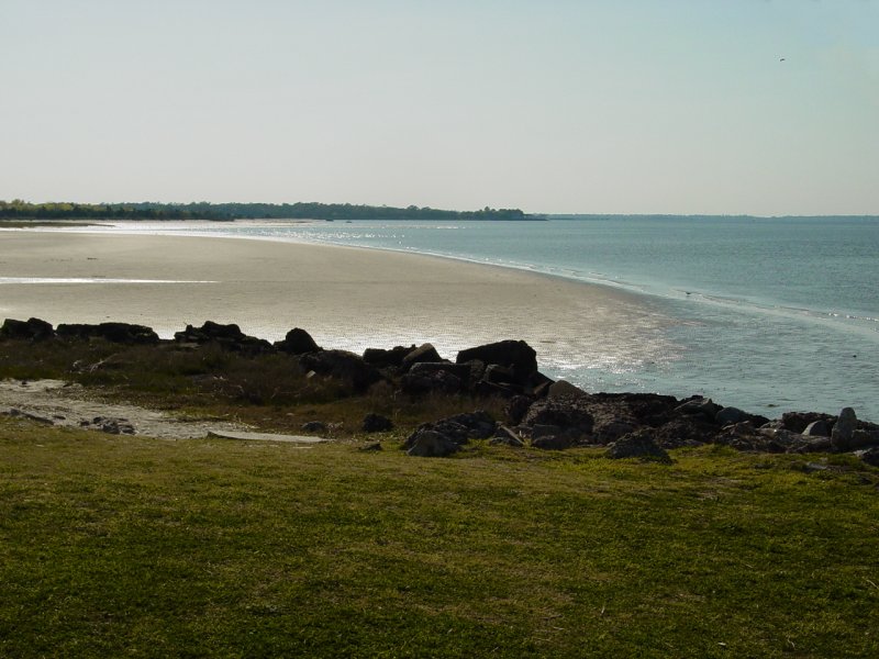 Beach near Fort Sumter