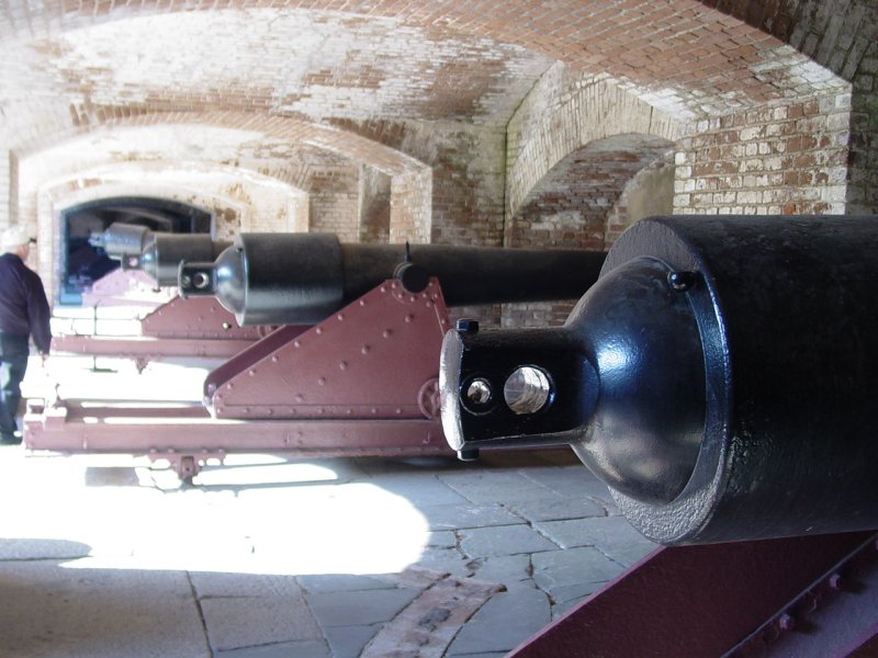 Cannon at Fort Sumter