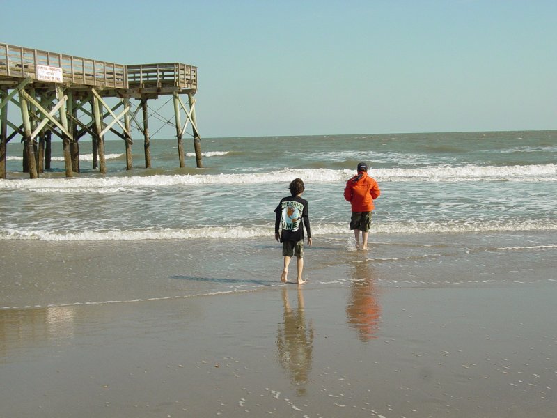 Tom and Ted on Isle of Palms Beach