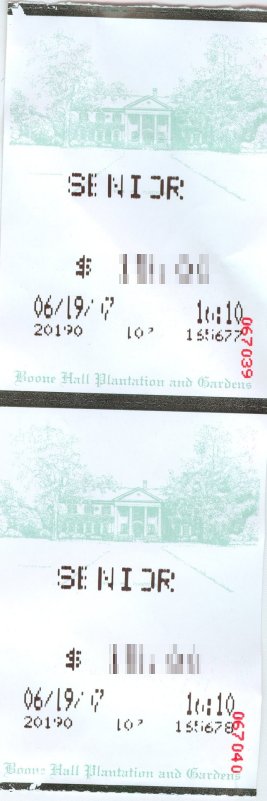 Boone Hall Tickets