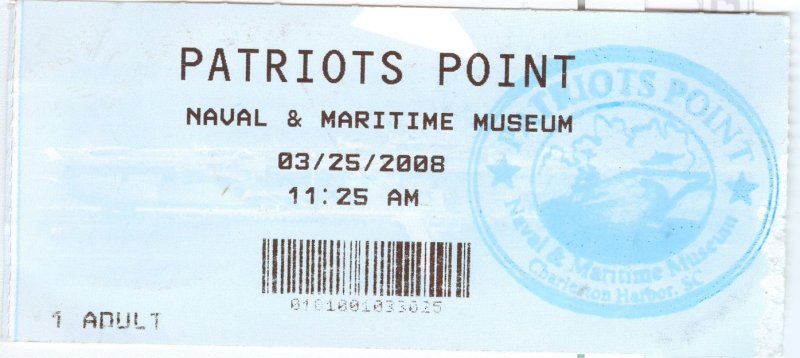 Patriots Point Naval & Maritime Museum Ticket