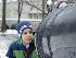 Tom with cannon at Parc Montmorency