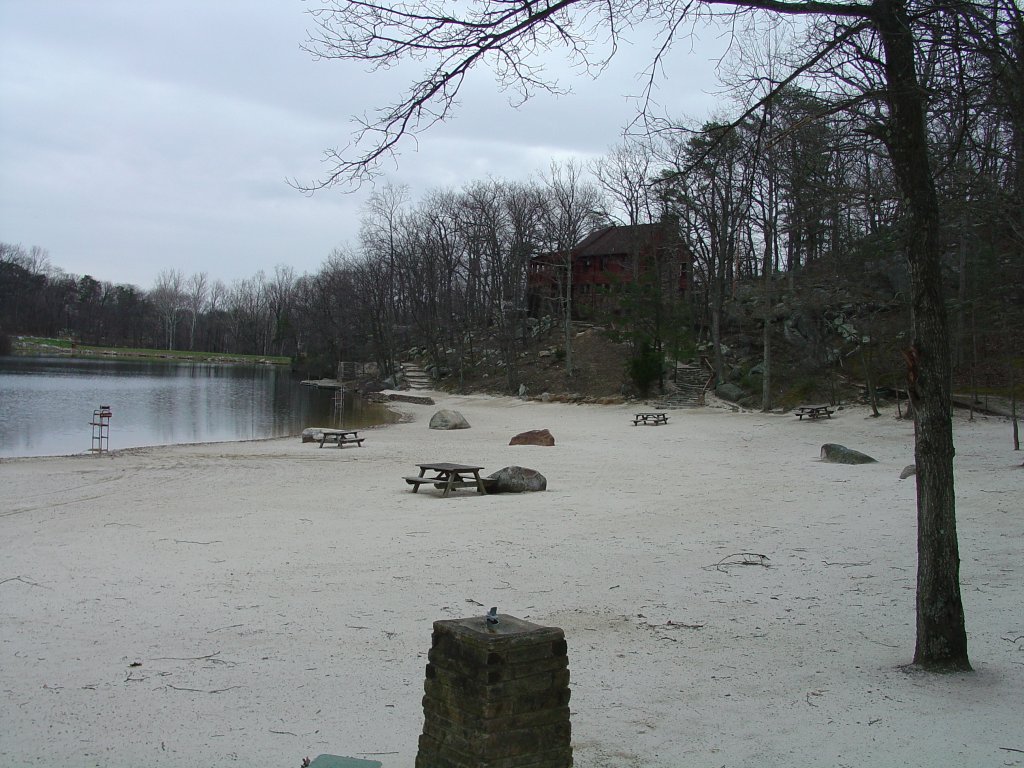 Beach at Cacapon Resort State Park