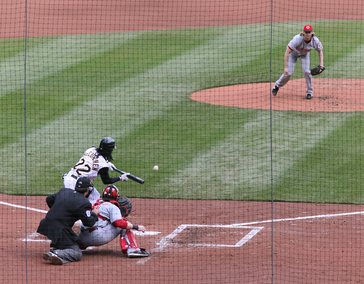 Click to Enlarge - Bunt Attempt - Game