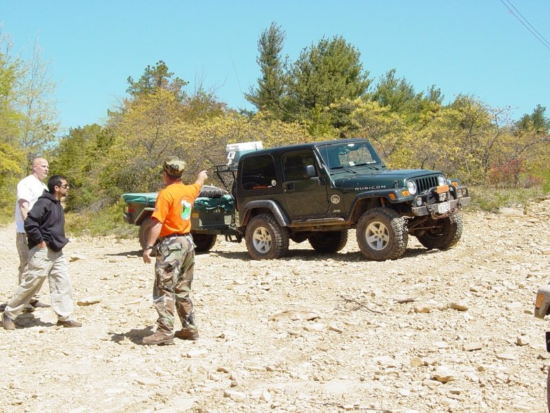 Tom Discussing Trail Maintenance