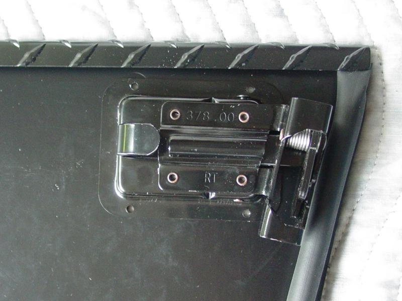 Latch installed on Right Door - Click to Enlarge