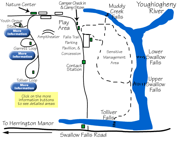 Swallow Falls State Park Map