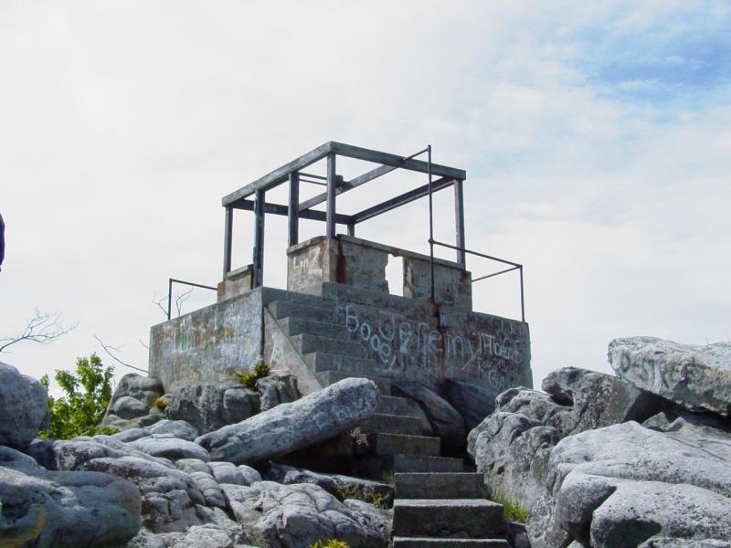 Pinnacle Lookout Tower Ruins - Click to Enlarge