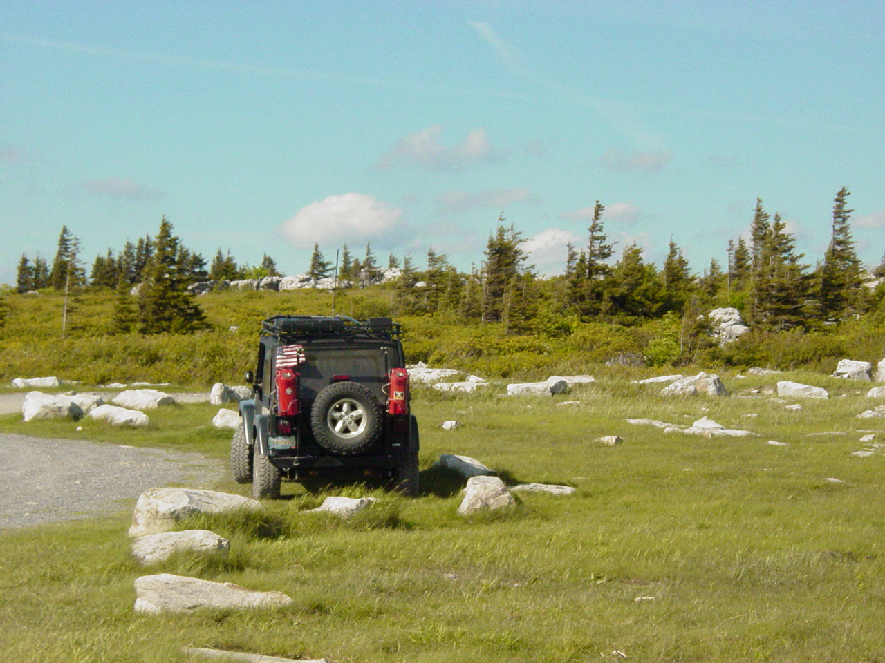 Parking near Dolly Sods - Click to Enlarge