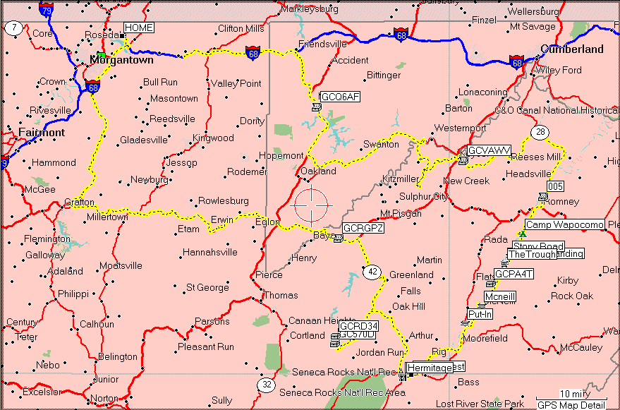 Scouting Route - Click to Enlarge
