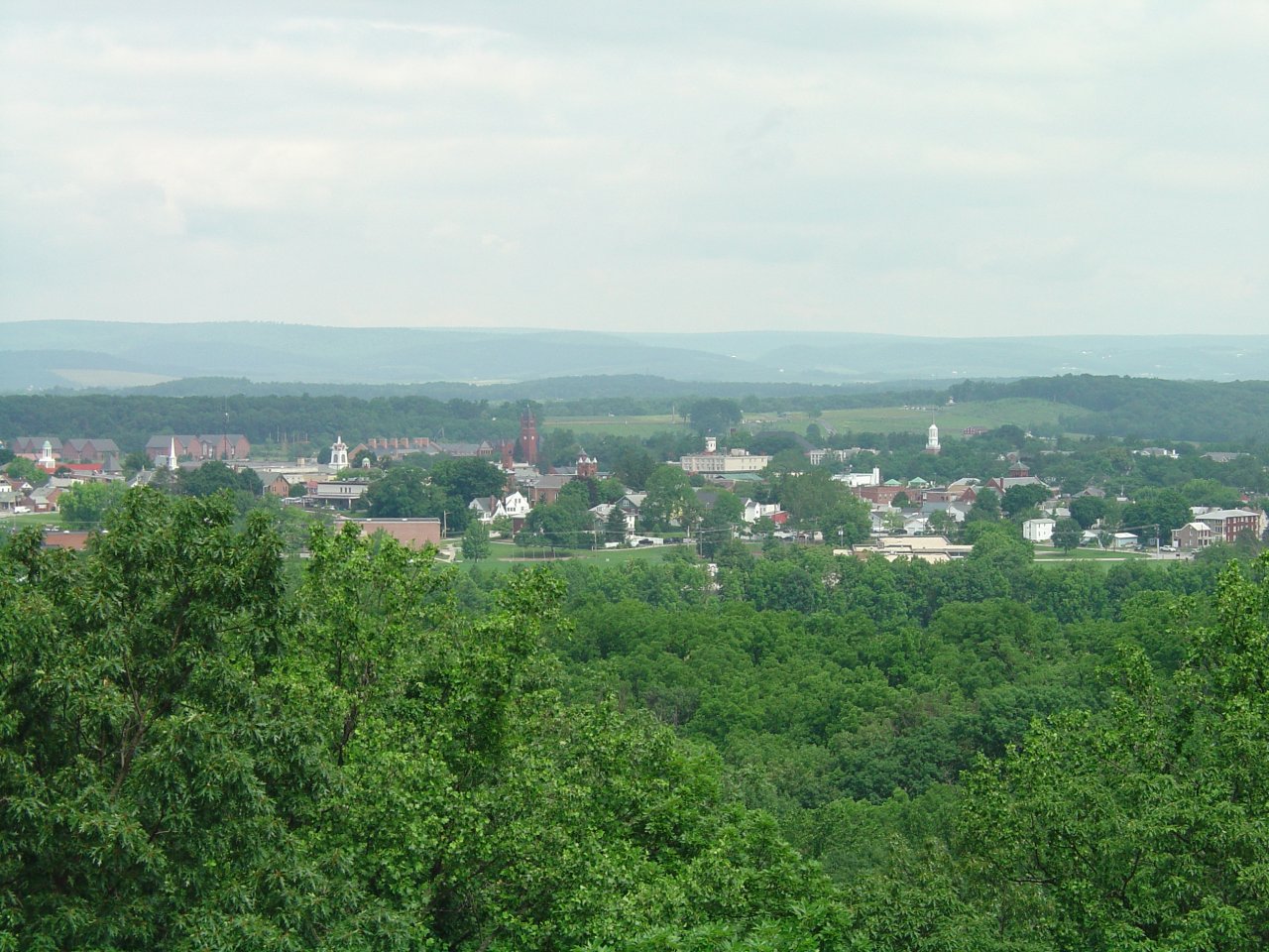 View from Tower at Culp's Hill