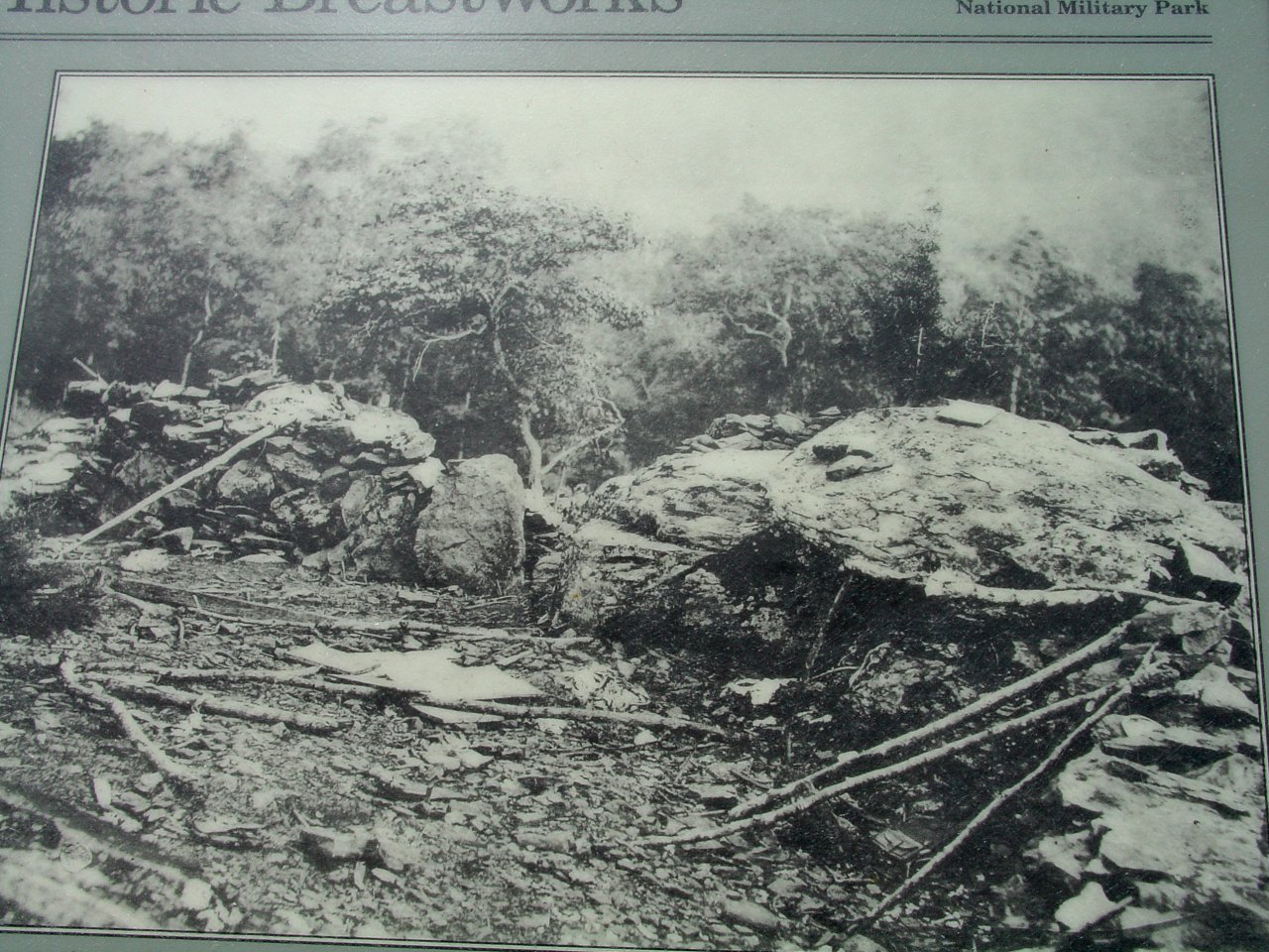 Period Photo of Breastworks
