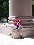 Tom on the back steps of the WV State Capitol  - Charleston, WV