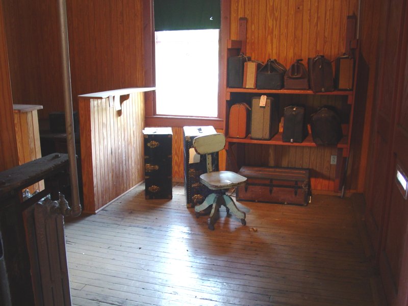 Thurmond, WV, Baggage Room in Depot
