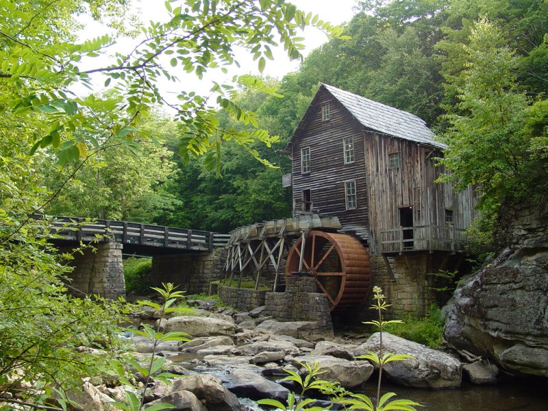 Glade Creek Grist Mill at Babcock State Park WV