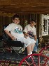 Ted and Tom on the Carriage at Beckley Youth Museum of Southern West Virginia