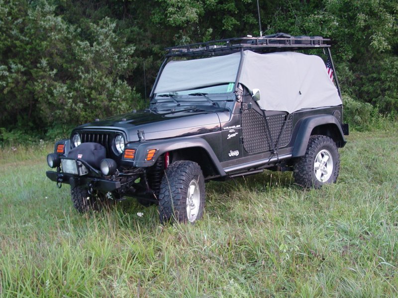 Jeep with Trail Cover