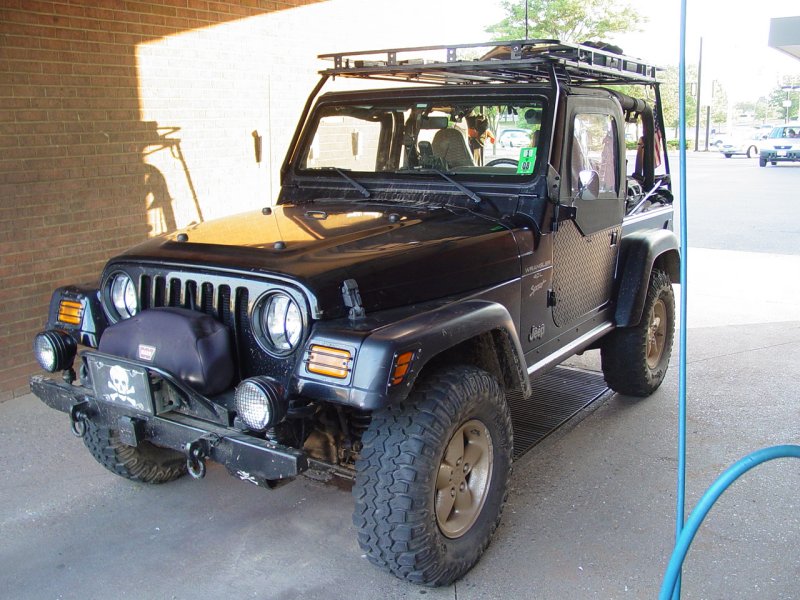 Jeep Before Carwash - Click to Enlarge