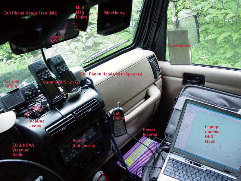 Navigation, Communication, Computing and Power systems - Click to Enlarge