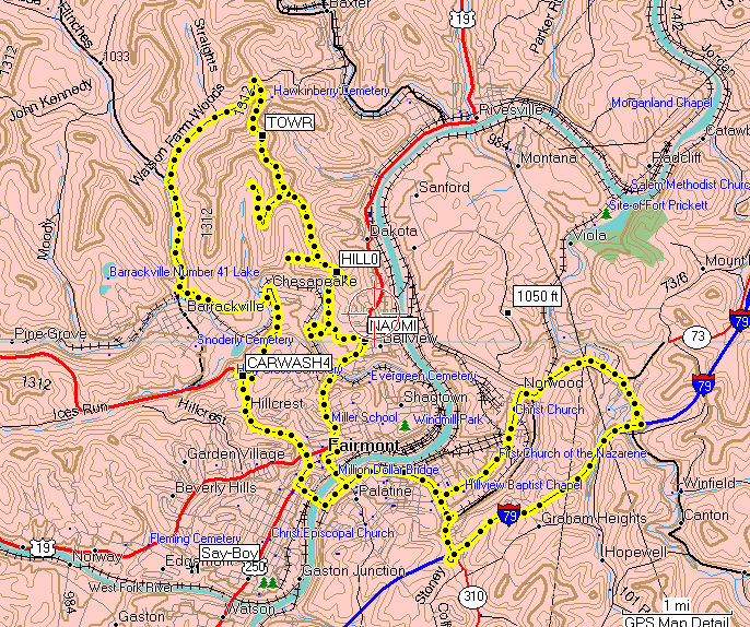 Area covered in yellow - Click to Enlarge