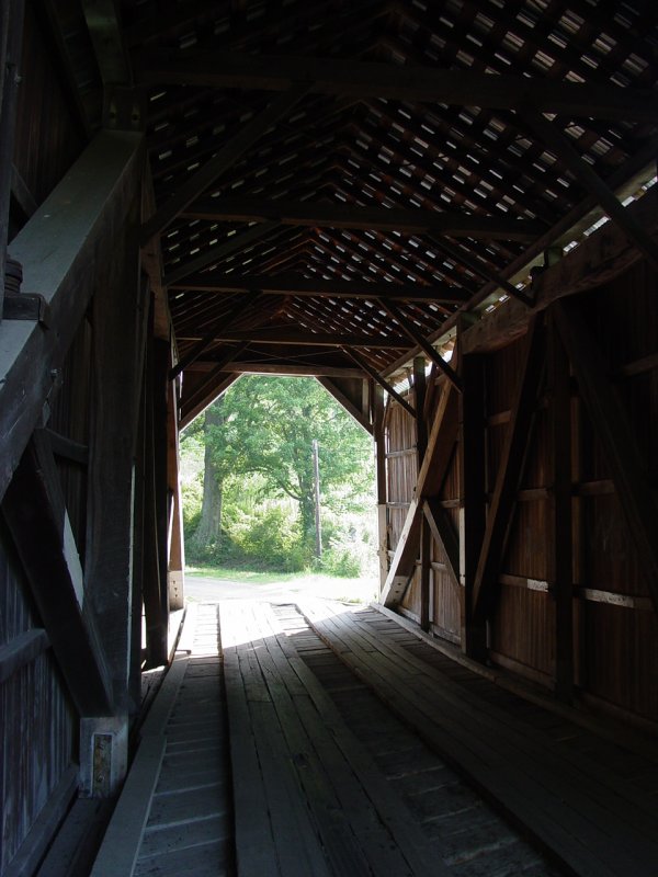 View through The Bridges of Greene County # 7 - White Bridge