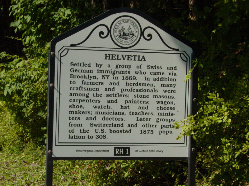 Helvetia, WV - Click to Enlarge