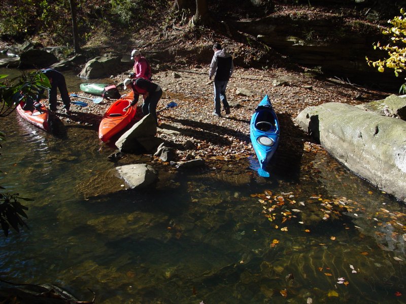 Kayak Group at Quarry Run