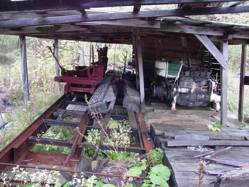 Sawmill near Brownfield Hollow - Click to Enlarge