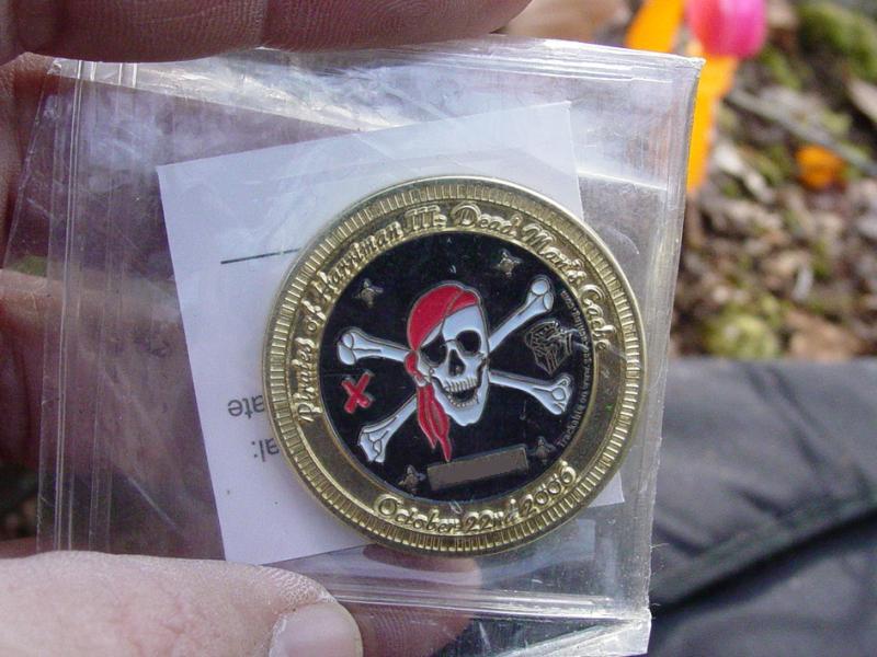 Harriman's Dead Man's Cache Coin - Click to Enlarge