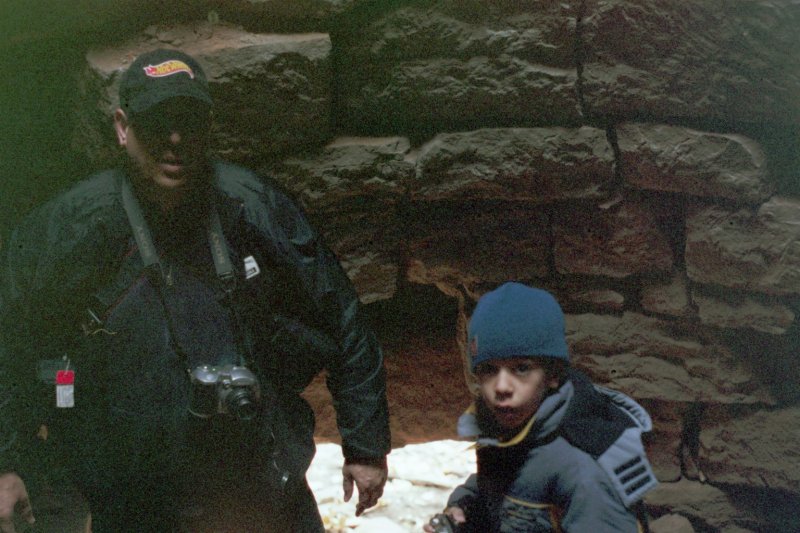 Paul and Tom inside the Furnace