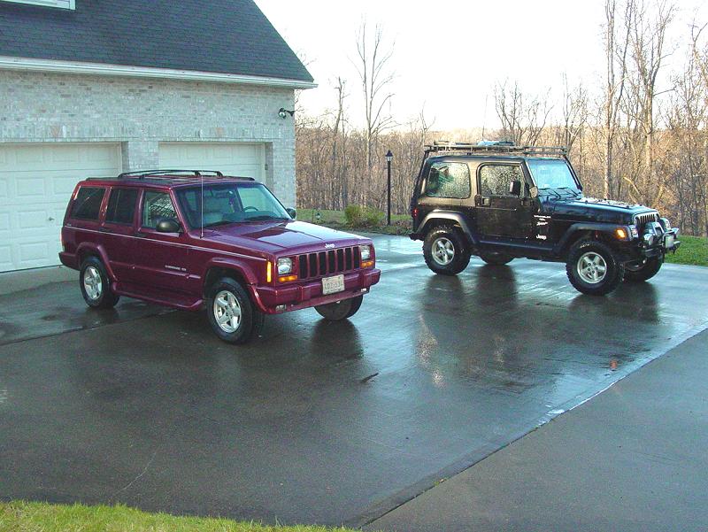 Two Jeeps - Click to Enlarge