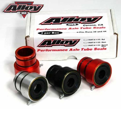 Alloy USA Black Greasable Outer Axle Seals for 97-06 Jeep Wrangler TJ w/ Dana 30 Front Axle
