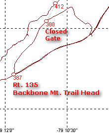 Trail Head and Closed Gate