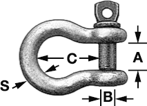 d-shackle dimensions