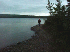 Carl on Allagash Lake shore
