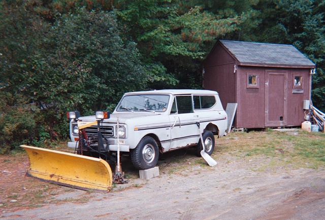 Snow Plow at Moosehead Family Campground - Click to Enlarge
