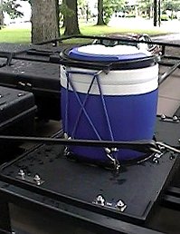 Igloo Cooler with tie-down